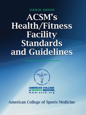 cover image of ACSM's Health/Fitness Facility Standards and Guidelines